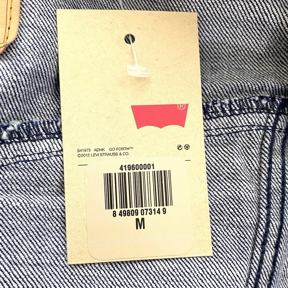 Levi's‎ Womens Trucker Jacket Denim Blue Size M